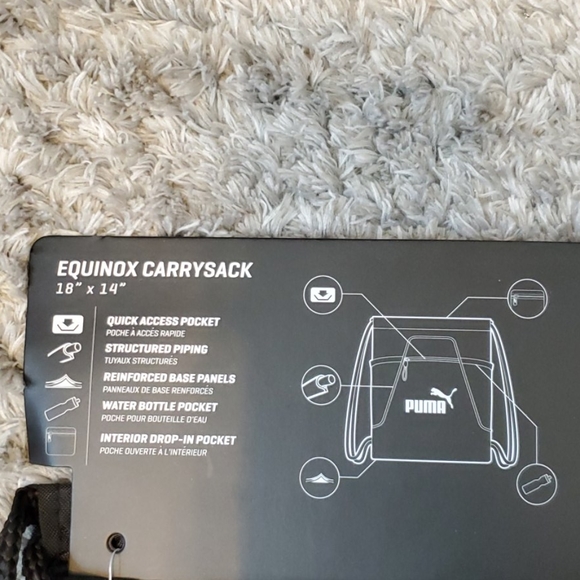 Puma Draw String Bag - NWT - Picture 3 of 7